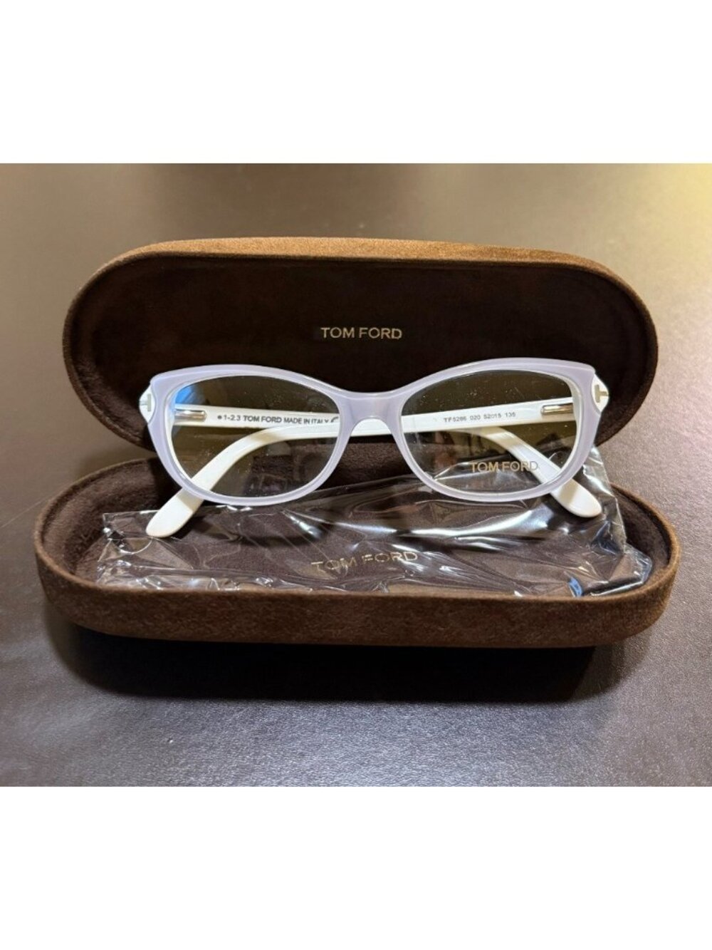 Tom Ford NIB 5286 Womens Cat Eye Frame Eyeglasses 52mm Lens - Picture 5 of 5